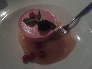 Panna Cotta, mmhh, eher nicht so mein Ding....